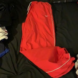 Red Nike Joggers